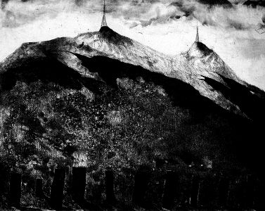 "Jaraguá" gravura de Evandro Carlos Jardim