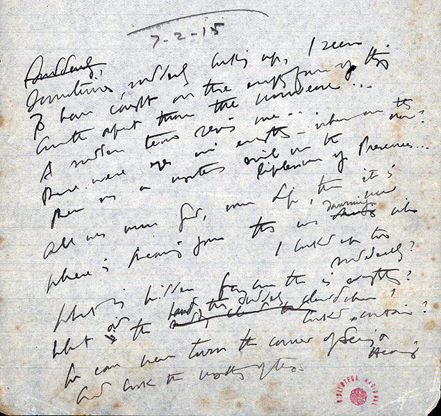 Poema de Fernando pessoa